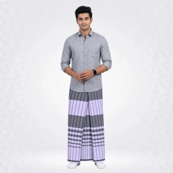 999-SGNR-Black White Grey Mixed Lungi-Sarong-192